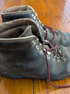 Men's Vintage Pivetta For DMC Brown Leather Hiking Boots
